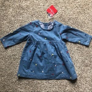 Hanna andersson denim dress 2T